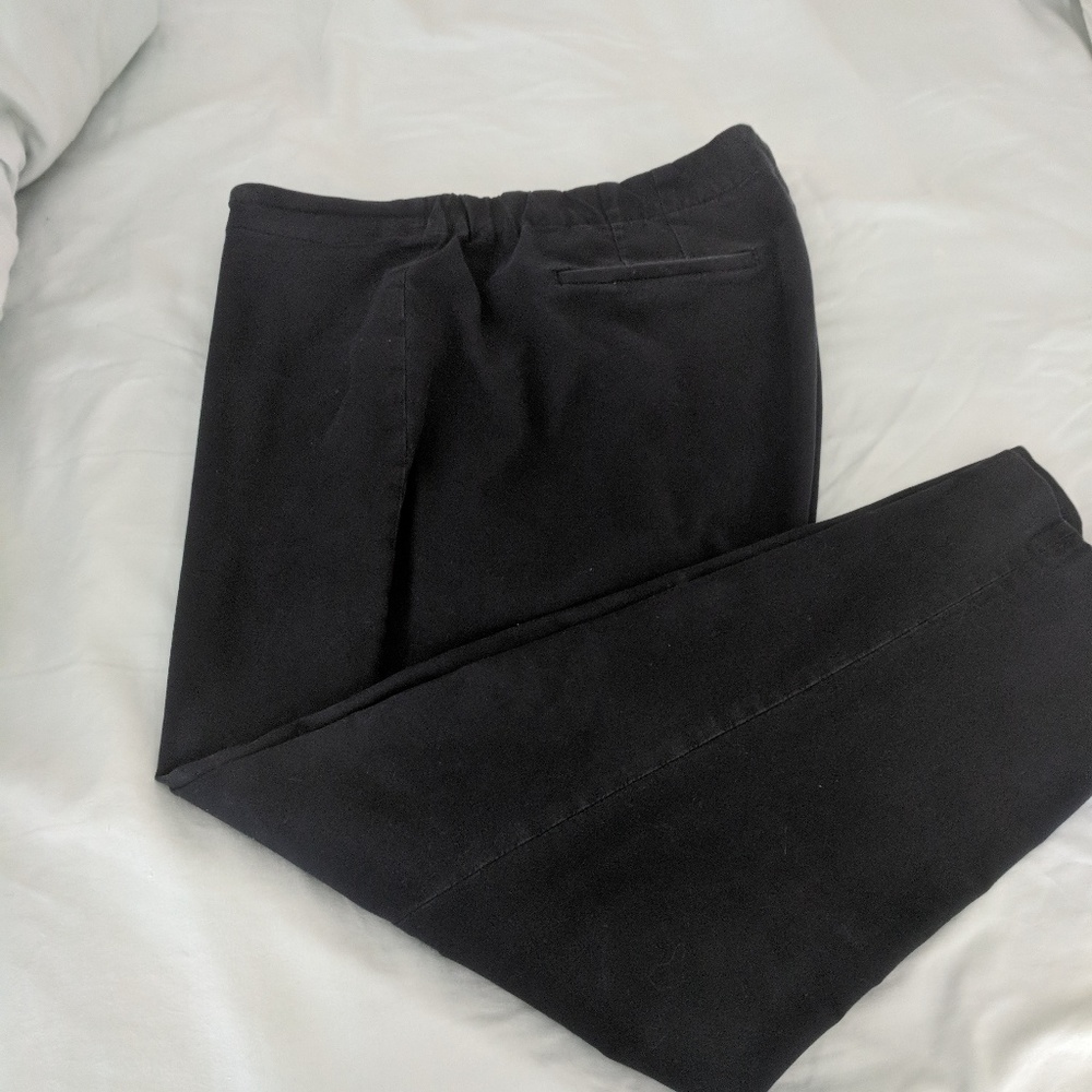 JJill Cropped stretch slacks